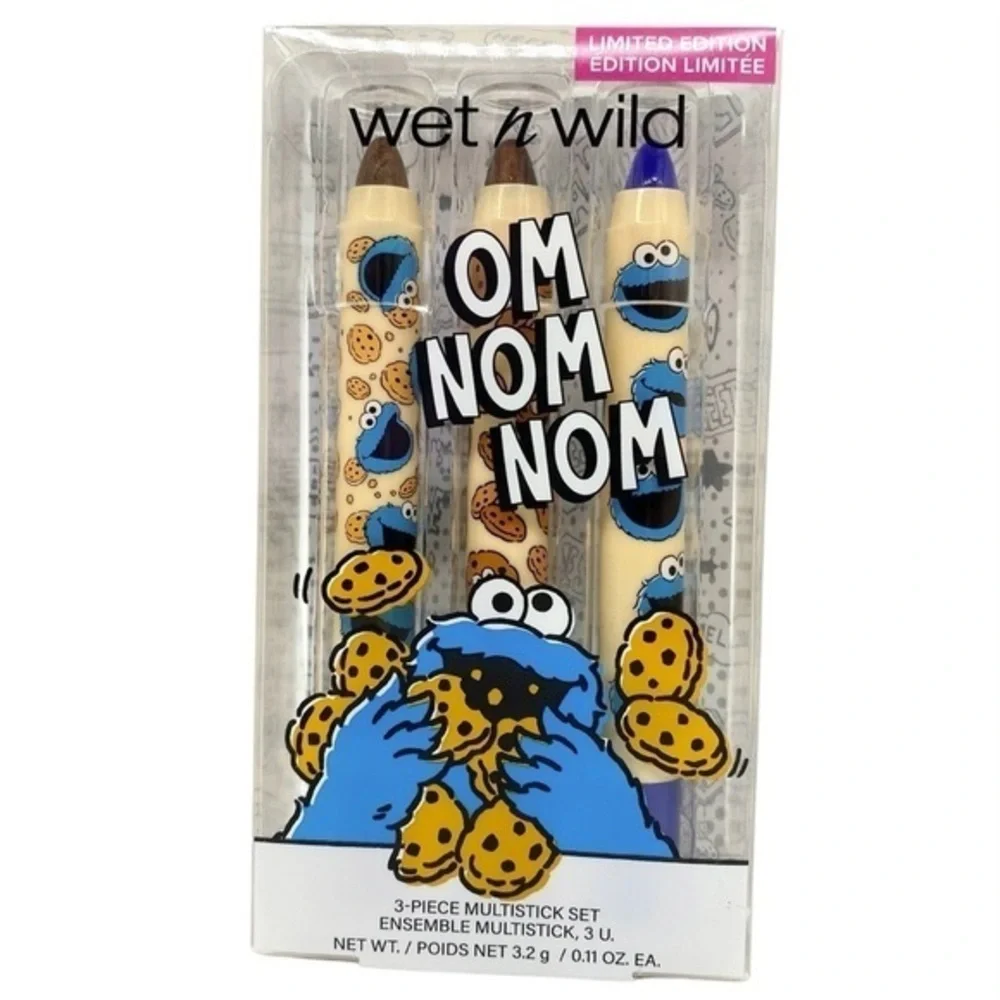 Wet n Wild Sesame Street Cookie Monster Limited Edition Makeup Sticks